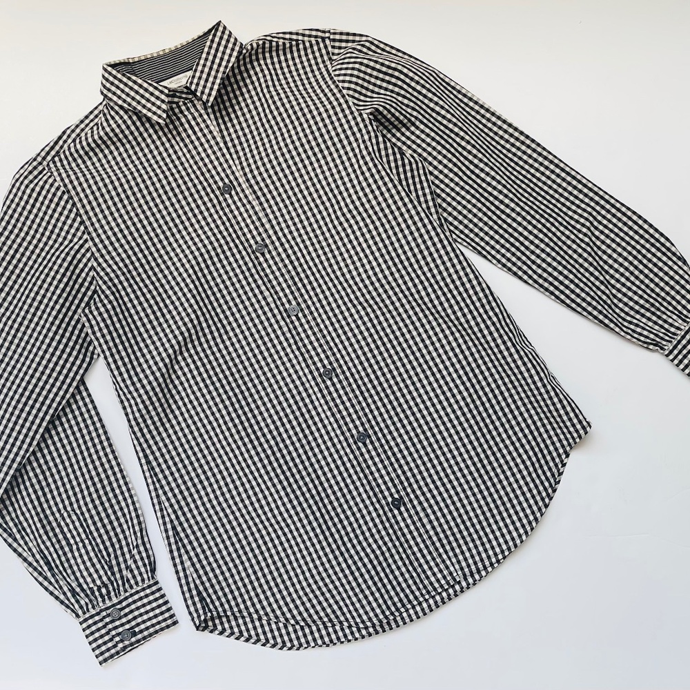 Liz Claiborne Women’s Cotton Checkered Shirt - S